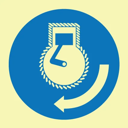 Start engine mandatory ISO 7010 sign MS0030