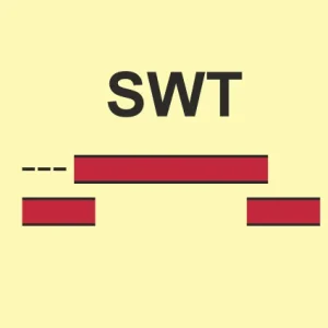 IMO fire control symbol for 'A' semi-watertight sliding fire door – FS0234