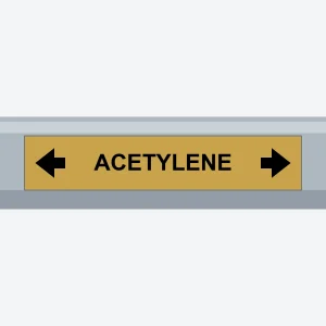 Acetylene Pipe Marker