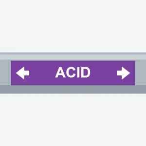 Acid Pipe Marker