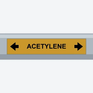 Acetylene Pipe Marker